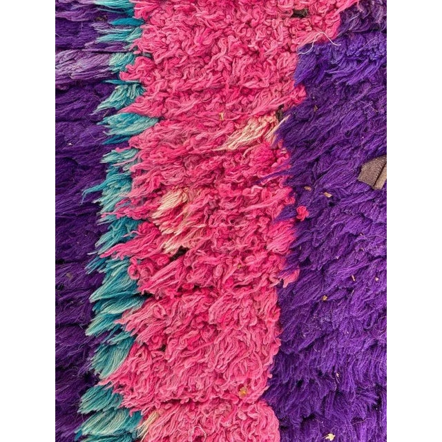 Moroccan Boucherouite Rug For Sale - Image 9 of 13