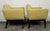 Mid 20th Century Pair of Mid-Century Yellow Armchairs For Sale - Image 5 of 9