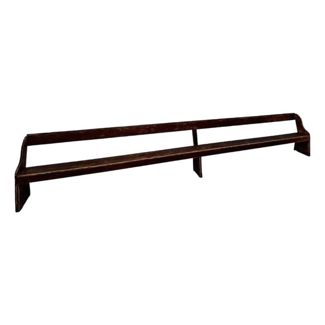 16' Sixteen Feet Long Monumental Amish School House Wood Bench For Sale