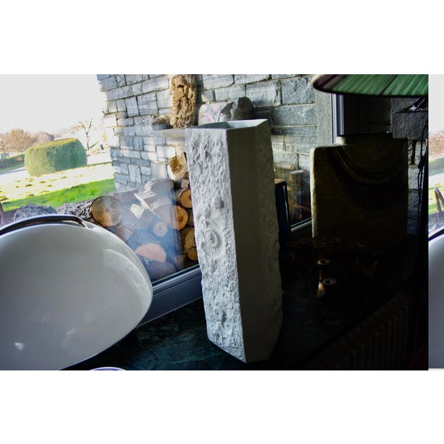 Amonite Vase in Bisque Porcelain from Kaiser, 1960s, in Very Good conditions. Designed 1960 to 1969 This piece has an...