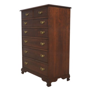 Stickley Cherry 2 Over 5 Drawer High Chest For Sale