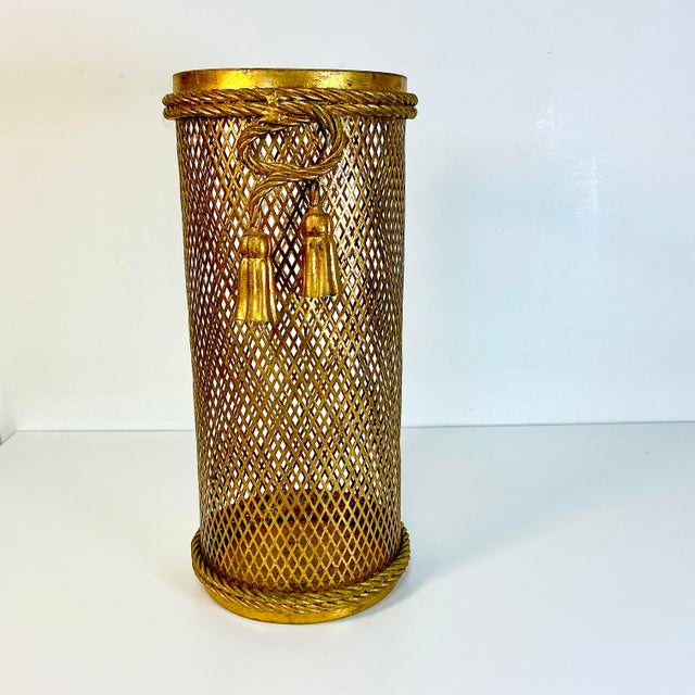 Yes the Italians do some of the best Hollywood Regency designs. This vintage Umbrella Stand showcases some of their best....