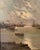 19th Century Gian Angelo Ugolini, Port of Marghera, 1890s, Oil Painting on Panel For Sale - Image 5 of 7