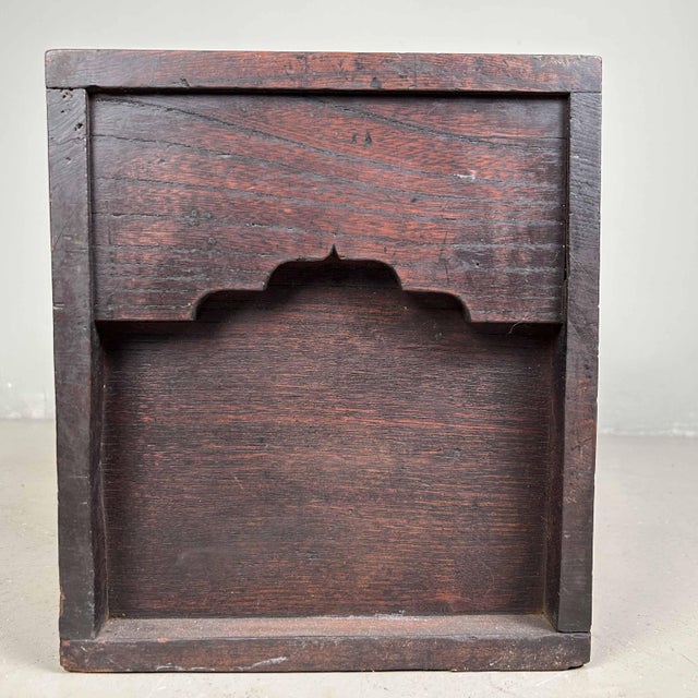 Antique Wooden Zenibako Temple Offering Box, 1890s For Sale - Image 13 of 16