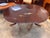 Wood 19th Century Duncan Phyfe Style Double Pedestal Mahogany Dining Table For Sale - Image 7 of 14