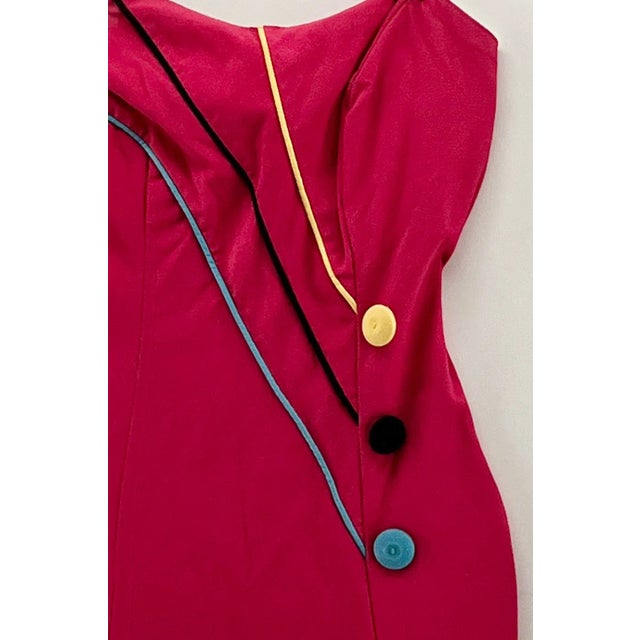 Vintage Pink Swimsuit Framed - Coastal Wall Art For Sale - Image 4 of 4