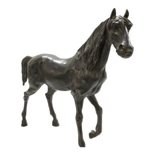 Antique Ex Du Pont Bronze Horse Sculpture For Sale