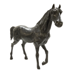 Antique Ex Du Pont Bronze Horse Sculpture