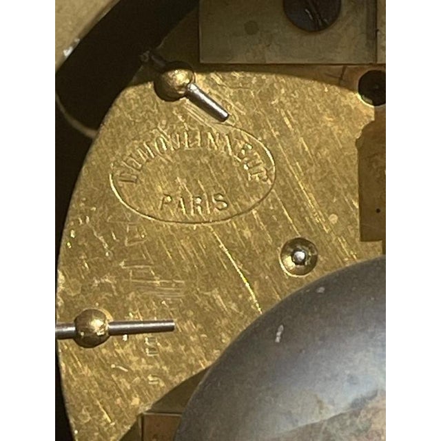 Antique Clock in Gilt Bronze, 1800s For Sale - Image 12 of 13