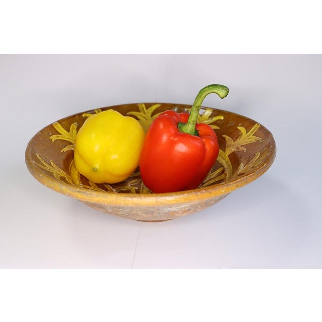 Vintage Handmade Clay Bowl or Plate, 1930s For Sale - Image 10 of 17