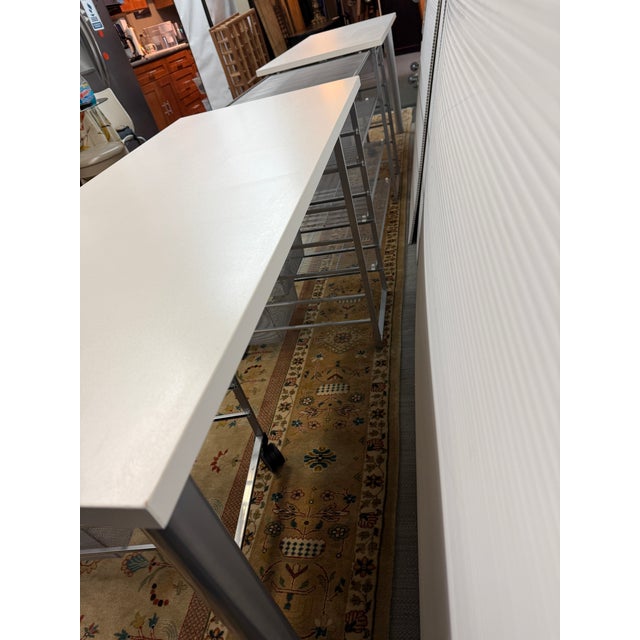 Metal The Container Store Elfa Classic Desks With Drawers, Pair For Sale - Image 7 of 12