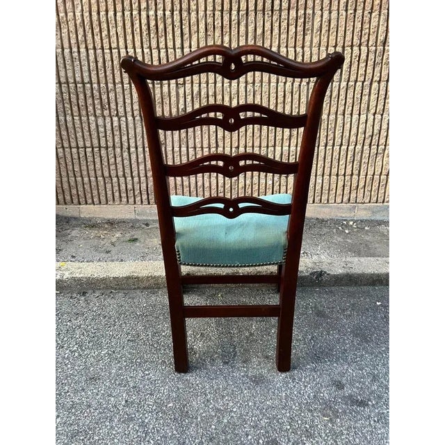 Early 20th Century Georgian Mahogany Ribbon Back Side Chair For Sale In Washington DC - Image 6 of 7