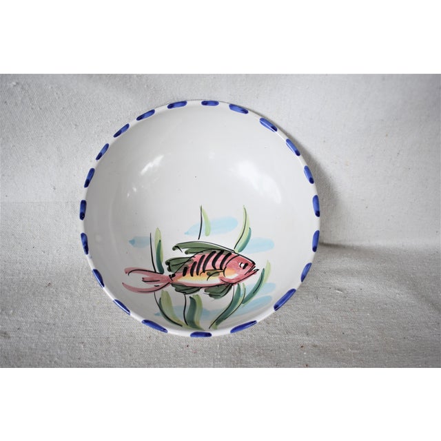 Vietri Fish Decorated Bowl Chairish
