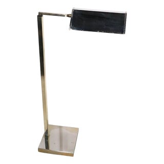 Mid 20th Century Adjustable Pharmacy Style Floor Lamp Attributed to Koch & Lowy For Sale