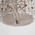Orrefors Vintage Crystal Glass and Brass Pendant Light by Carl Fagerlund for Orrefors, Sweden, 1960 For Sale - Image 4 of 5