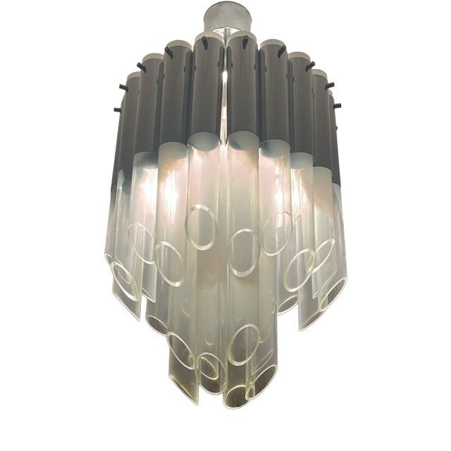 Vintage Space Age Pendant Lamp attributed to Goffredo Reggiani, 1970s For Sale