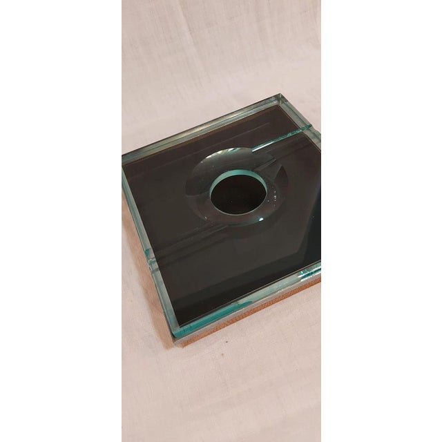 Fontana Arte Vintage Crystal Ashtray from Fontana Arte For Sale - Image 4 of 6