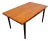 Mid Century Danish Modern Dining Table Denmark Teak Wood Extension Draw Leaf Nm For Sale