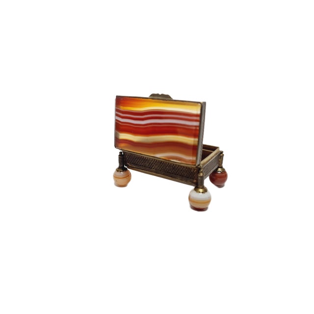 Victorian Agate Box, Great Britain, 1890s For Sale - Image 15 of 18