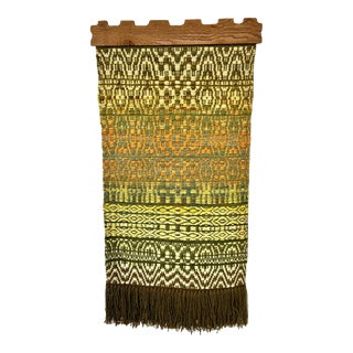 Mid 20th Century Fiber Art Wall Hanging For Sale