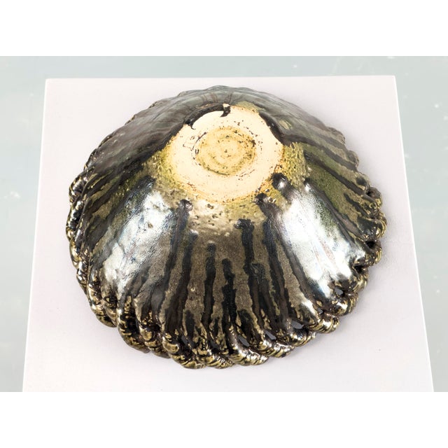 Brutalist Danish Ceramic Bowl, 1970s For Sale - Image 11 of 12