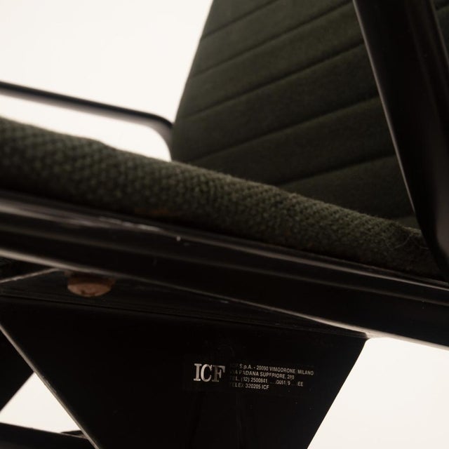 Vintage Black Aluminum Office Chair by Charles & Ray Eames for ICF, 1970s For Sale - Image 11 of 18