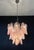 Italian Vintage Pink Murano Glass Lattimo Rondini Chandelier, 1990s For Sale - Image 6 of 17