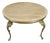 Round Coffee Table with Onyx Top For Sale