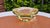 Ashtray, boat shape, Železný Brod, Miloslav Klinger, dimensions: height 8.5 cm, width 15.5 cm, depth 8.5 cm.