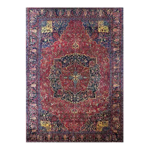 1920s Antique Persian Sarouk Area Rug 11’9″ X 16’4″