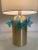 Contemporary Light-Blue Butterfly Murano Glass Table Lamp For Sale - Image 4 of 9