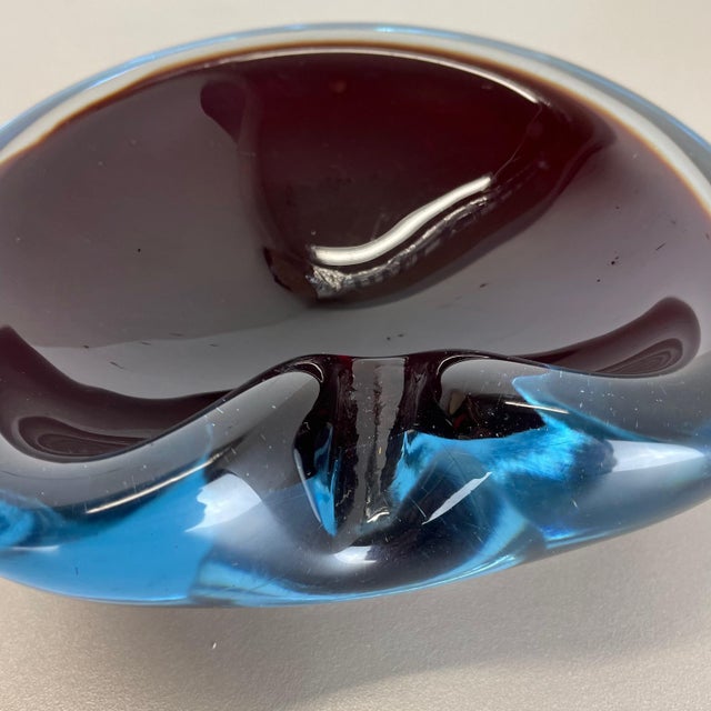 Large Murano Glass Ashtray, Italy, 1970s For Sale - Image 14 of 18