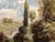 Late 20th Century Large Impressionistic European Village Landscape Oil Painting in Custom Gold Frame For Sale - Image 13 of 18