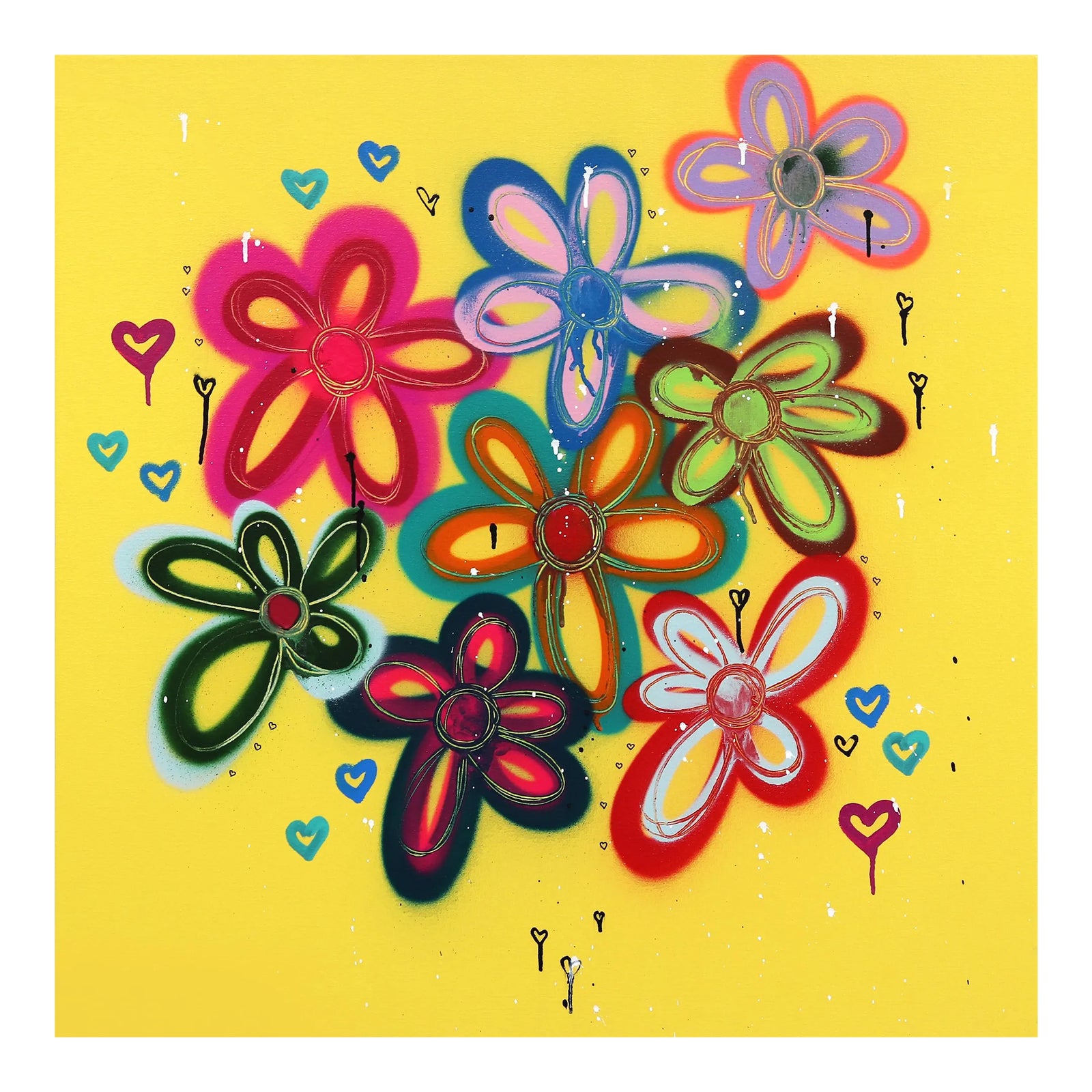 アート・デザイン・音楽 Amber, Guinevere & Kate 1993-2005 bright-colorful-graffiti-