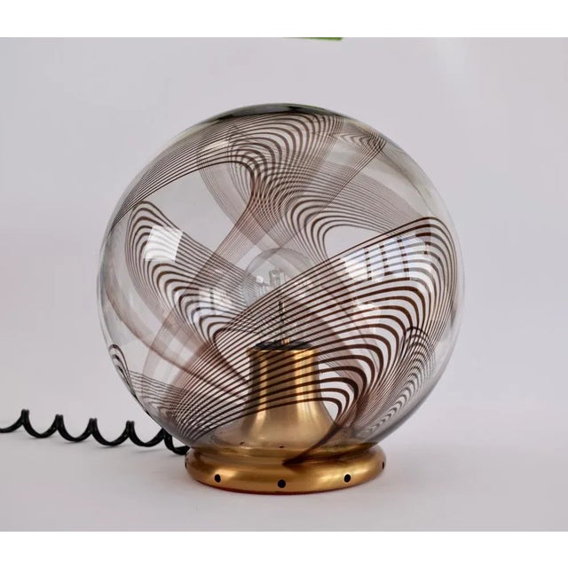Lino Tagliapietra Mid-Century Murano Table Lamp by Lino Tagliapietra For Sale - Image 4 of 18
