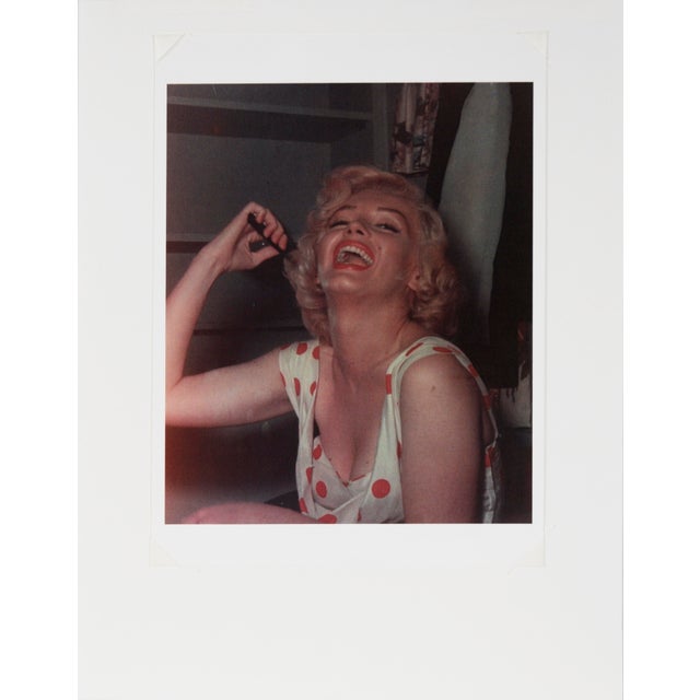 Original Marilyn Monroe Photograph Original photograph of Marilyn Monroe posing in her dressing room on the film of...