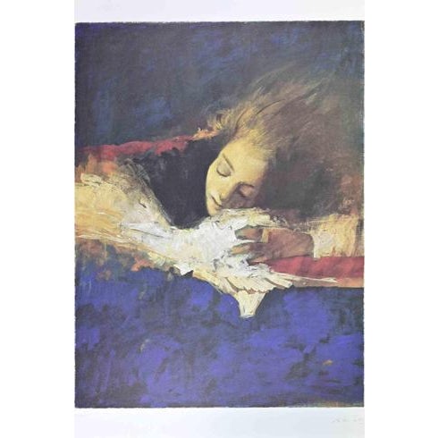 Contemporary Alessandro Kokocinski, Night Dreams, 1990s, Lithograph For Sale - Image 3 of 3