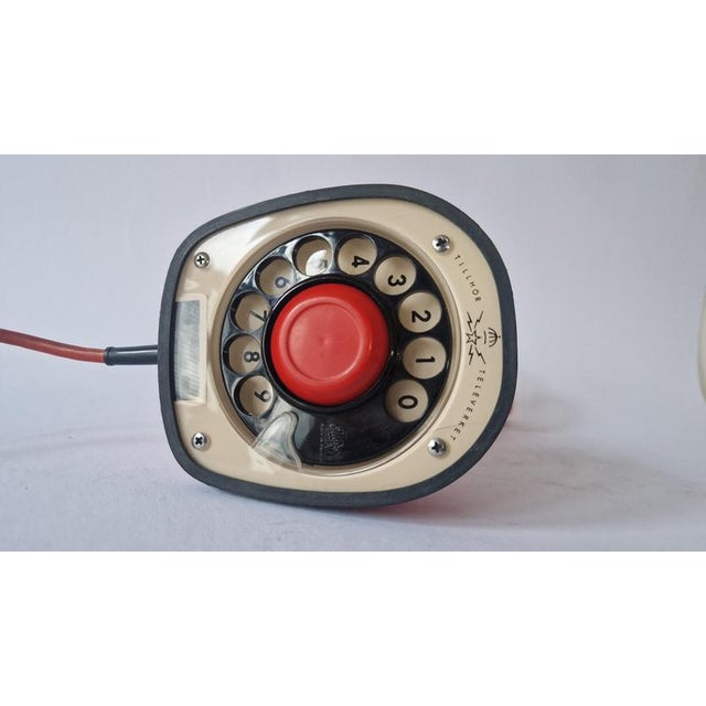 Mid-Century Plastic Cobra Telephone by L.M Ericsson for Ericofon, Sweden, 1968 For Sale - Image 12 of 13