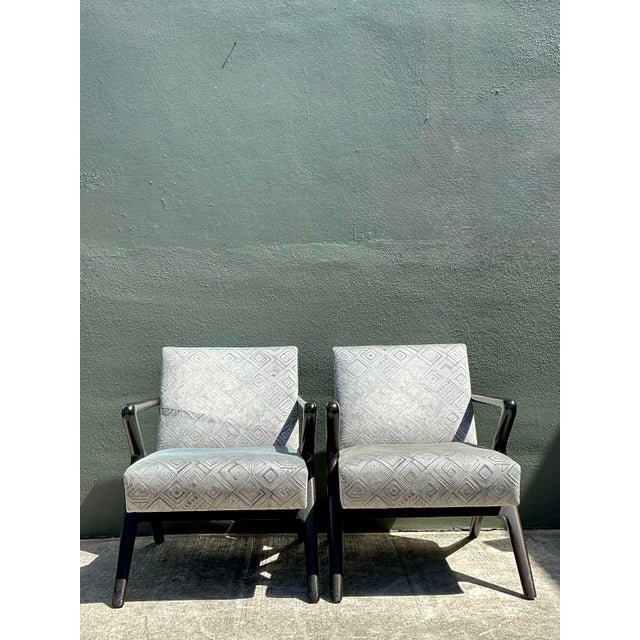 Late 20th Century Vintage Holly Hunt “Capri” Lounge Chairs For Sale - Image 5 of 12