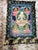 Mid 20th Century A Hand Painted Tibetan Thangka For Sale - Image 10 of 12