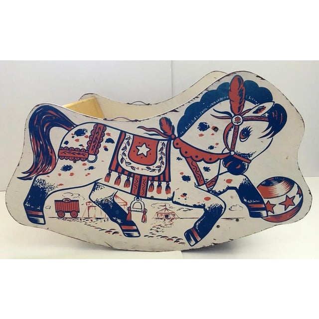 American Vintage Children's Rocking Horse For Sale - Image 3 of 8