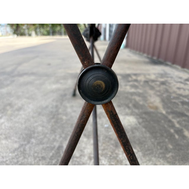 Pair of French Maison Bagues Neoclassical Style Wrought Iron Console Tables For Sale In Houston - Image 6 of 11