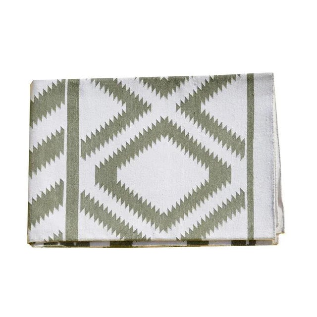 Boho Chic Jytte Rug, 6x9, Olive For Sale - Image 3 of 5