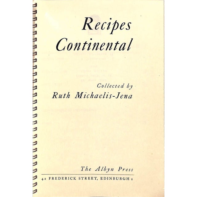 MICHAELIS-JENA, Ruth [collected by] [78] pp. The Albyn Press 1949 7 1/4" x 5" Spiral-bound