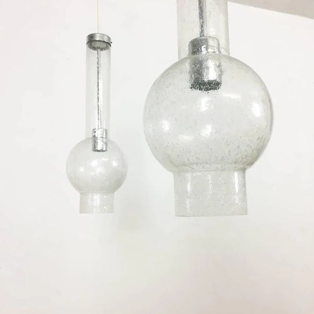 1970s Handblown Tubular Hanging Lights from Staff lights, Germany, 1970s, Set of 2 For Sale - Image 5 of 10