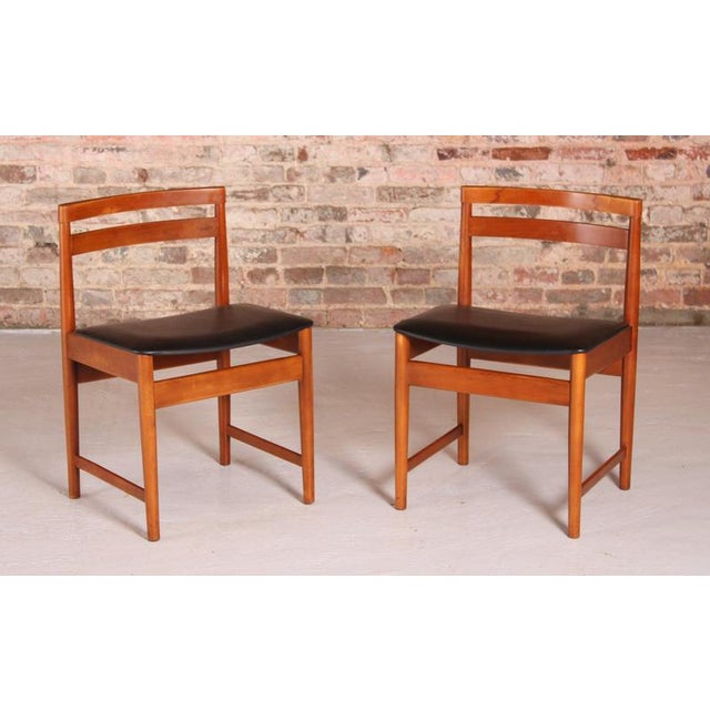 Mid-Century Teak Chairs, 1970s, Set of 4 For Sale - Image 3 of 11