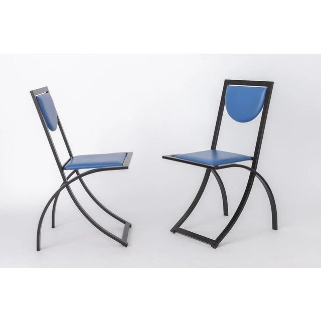 Dining Chairs by Karl Friedrich Förster for KFF Germany, 1980s, Set of 4 For Sale - Image 3 of 10