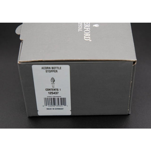 Vintage Waterford Crystal Bottle Stoppers - Horse and Acorn Designs With Boxes- Set of 2 For Sale - Image 9 of 11