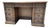 Vintage Sligh Furniture Leather Top Mid Century Modern Campaign Executive Desk For Sale