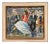 Dancing Couple in Lively Setting, 1950s, Oil on Canvas, Framed For Sale